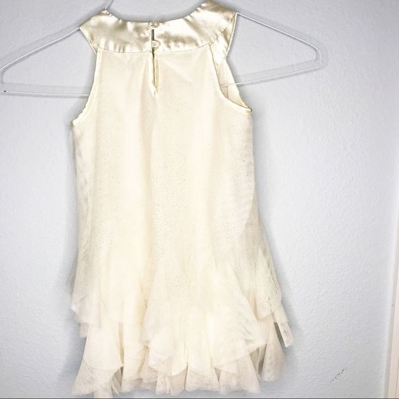 Girls healthtex gold ruffle dress 4T - Picture 3 of 5